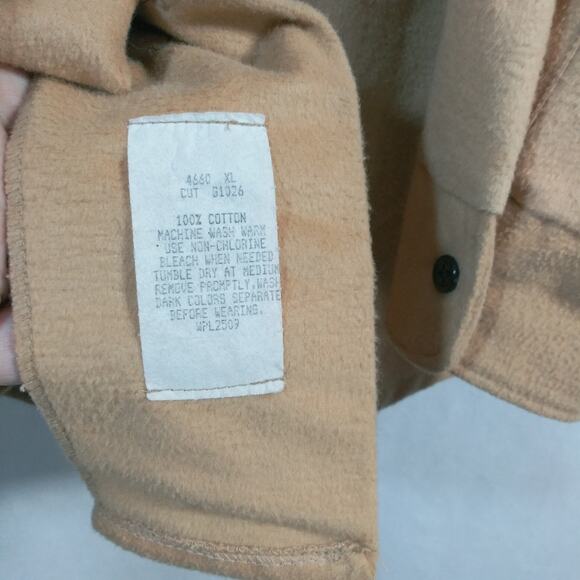 Back Country Camel Button Up Shacket  Shirt Jacket Size XL - Picture 5 of 5